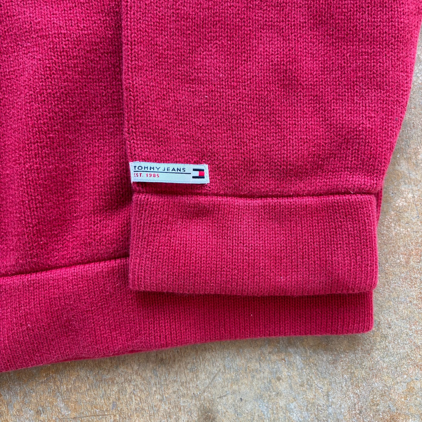 Tommy Hilfiger Big Flag Embroidered Heavyweight Knit Sweater 90's - XL