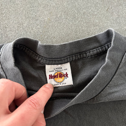 Hard Rock Cafe San Antonio Texas Faded Graphic T Shirt 90's - L