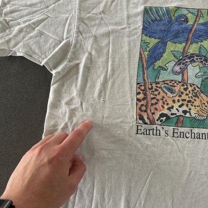 Earth's Enchanted Rainforest Graphic Single Stitch Shirt 90's - XL
