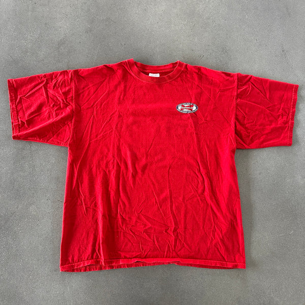 Budweiser Double Sided Graphic T Shirt Santee Gold 90's - 2XL