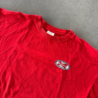 Budweiser Double Sided Graphic T Shirt Santee Gold 90's - 2XL