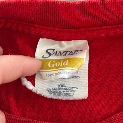 Budweiser Double Sided Graphic T Shirt Santee Gold 90's - 2XL