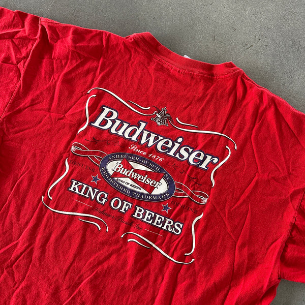Budweiser Double Sided Graphic T Shirt Santee Gold 90's - 2XL hover