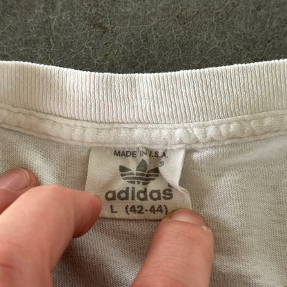 Team Adidas Trefoil Double Sided Graphic RARE Shirt 80's - L