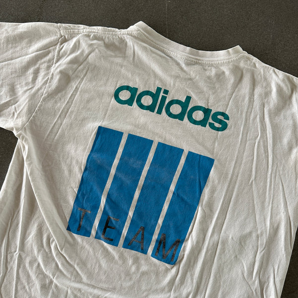 Team Adidas Trefoil Double Sided Graphic RARE Shirt 80's - L hover