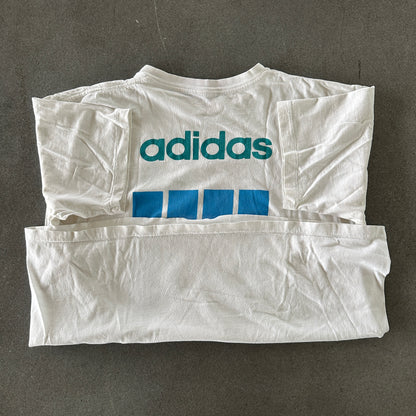 Team Adidas Trefoil Double Sided Graphic RARE Shirt 80's - L