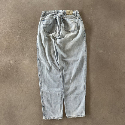 Levis Silvertab Baggy Jeans Distressed Light Wash Jeans Skater USA Made 90's - 30