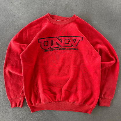 UNLV University of Las Vegas Runnin Rebels Graphic Crewneck Sweatshirt 90's - L