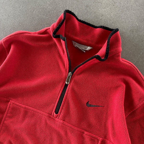Nike 1/4 Zip Fleece Jacket Pullover 00's - L hover