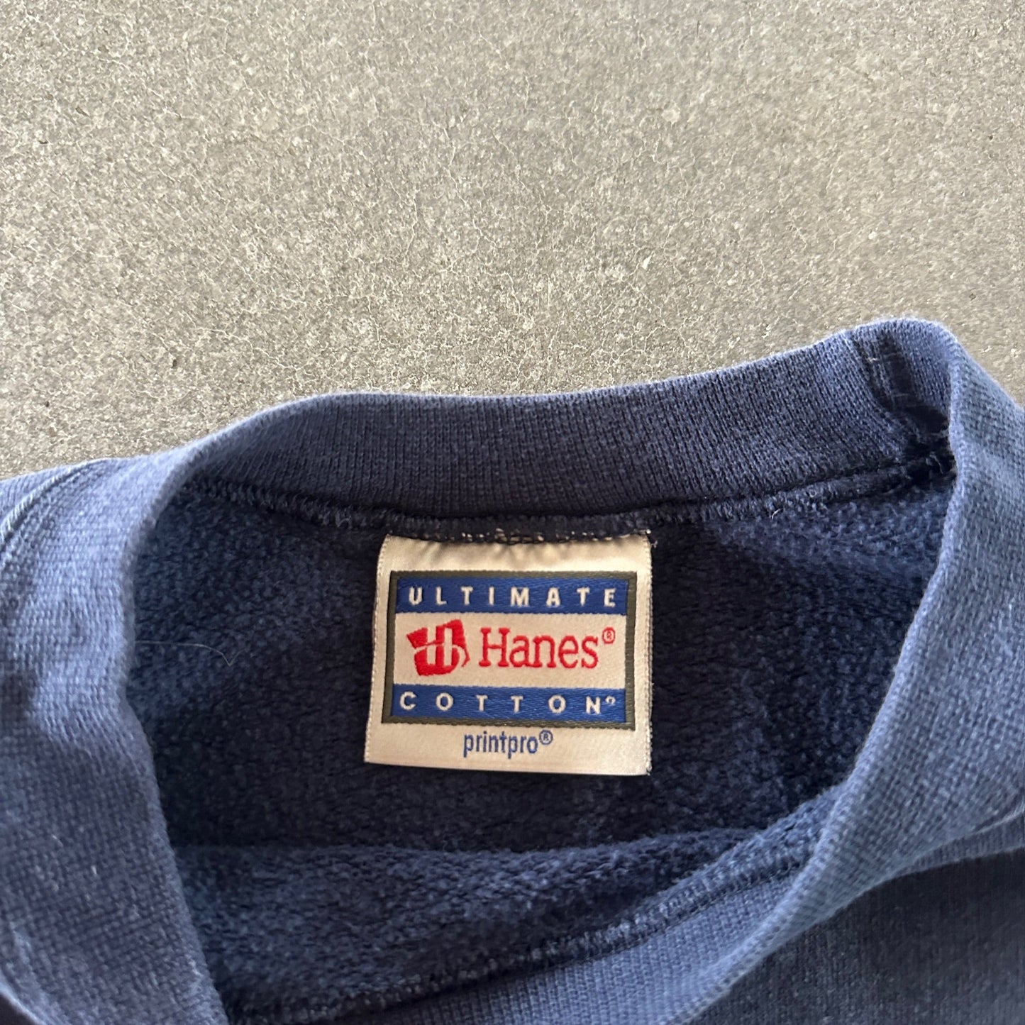 Hanes BP Oil Path Embroidered Sweatshirt Crewneck 90's - S