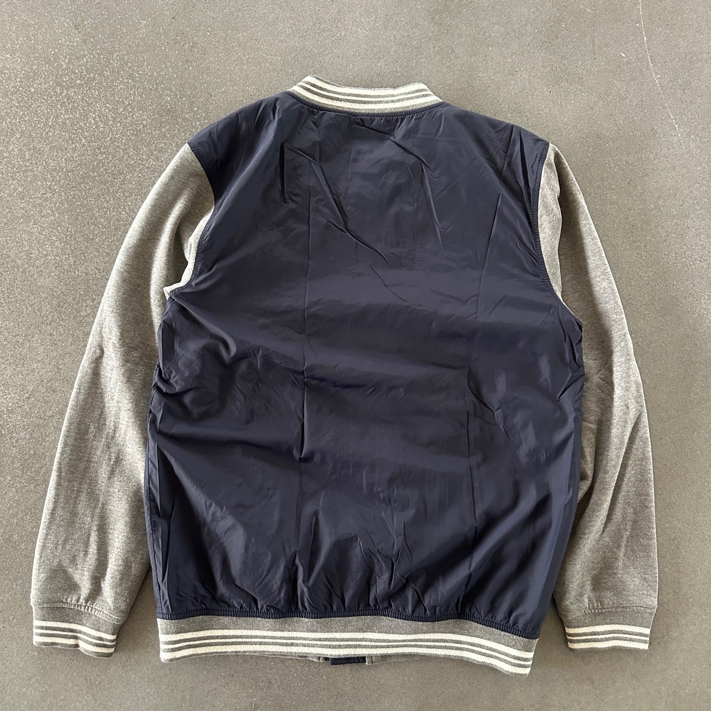 New York Yankees Snap Button Front Quilted Bomber Jacket 90's - M