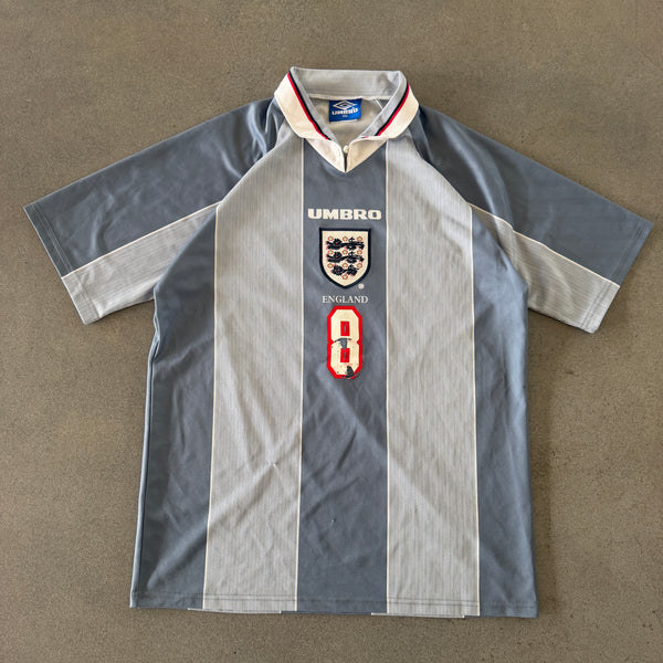 England Umbro '95-'97 Away Jersey Paul Gascoigne - L