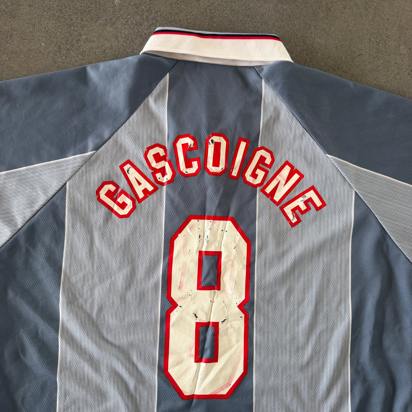 England Umbro '95-'97 Away Jersey Paul Gascoigne - L