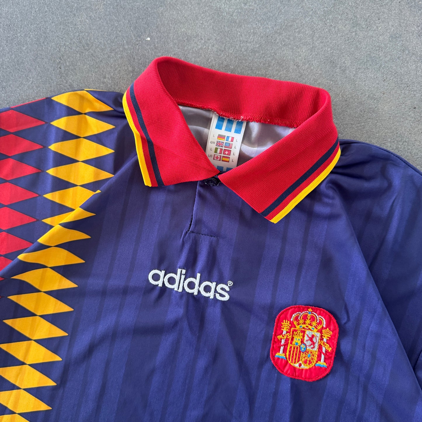 Spain Adidas '94-'96 Third Alternate Jersey - L
