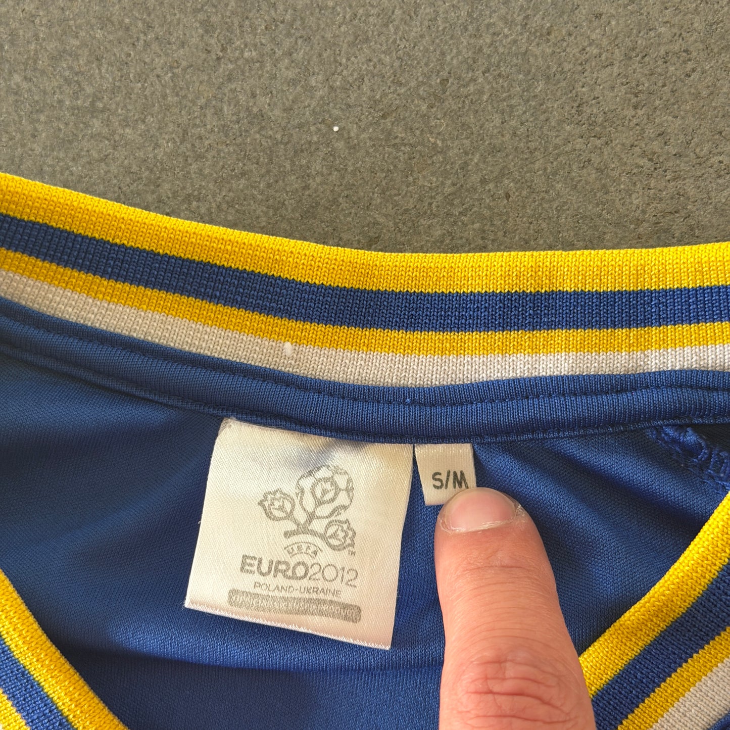 Ukraine 2012 Euros Stadium Jersey - S