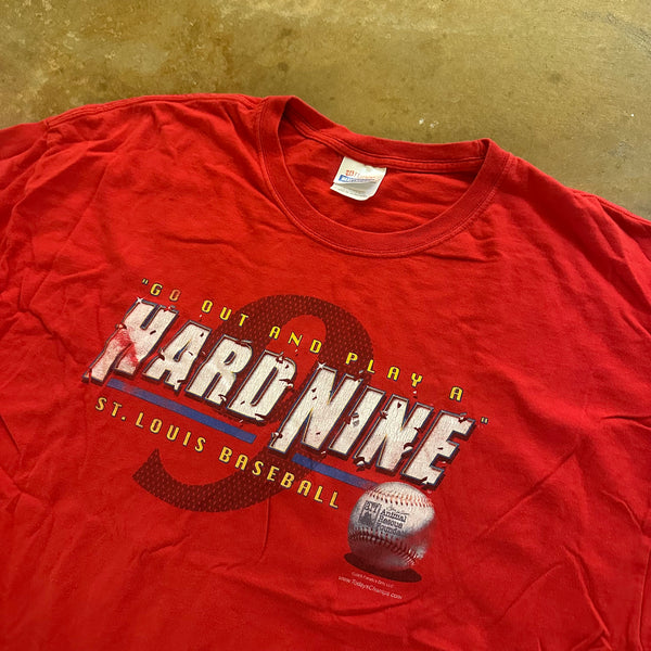 Baseball 'Hard Nine' Graphic Shirt St. Louis Cardinals 00's - 2XL hover