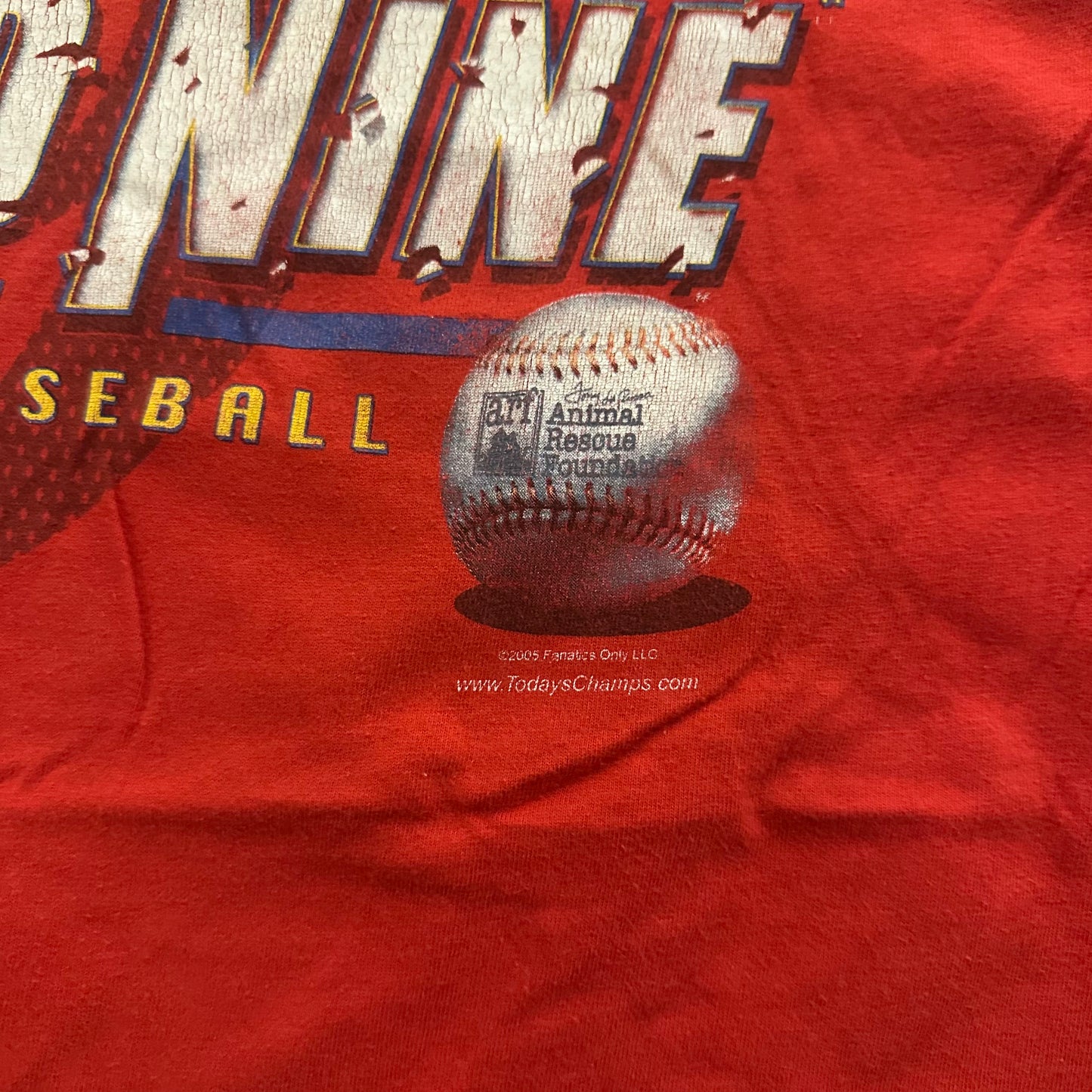 Baseball 'Hard Nine' Graphic Shirt St. Louis Cardinals 00's - 2XL