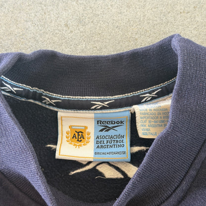 Argentina Reebok Coca Cola Rare Sweatshirt Cropped - Womens M