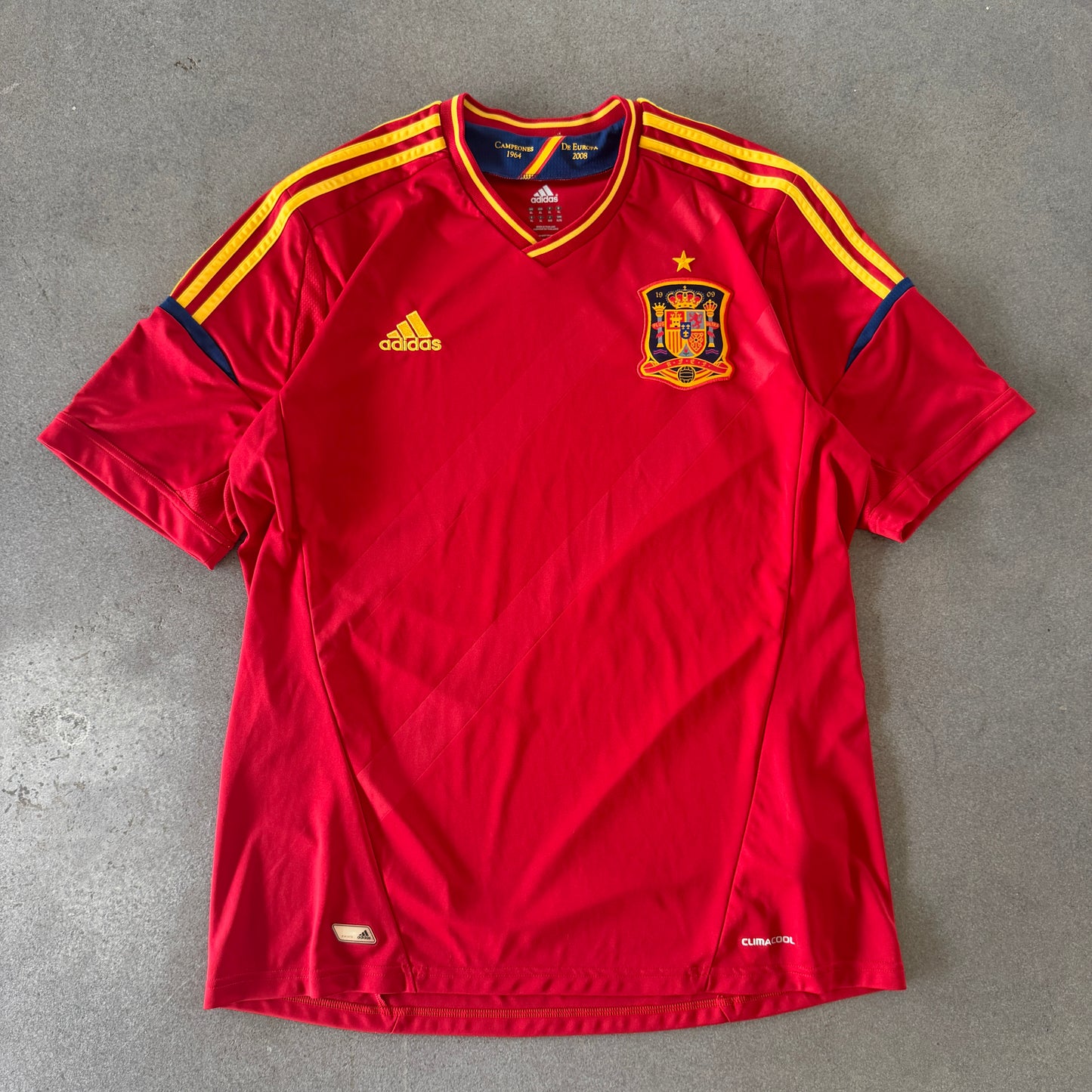 Spain Adidas 2012-2013 Home Jersey - XL