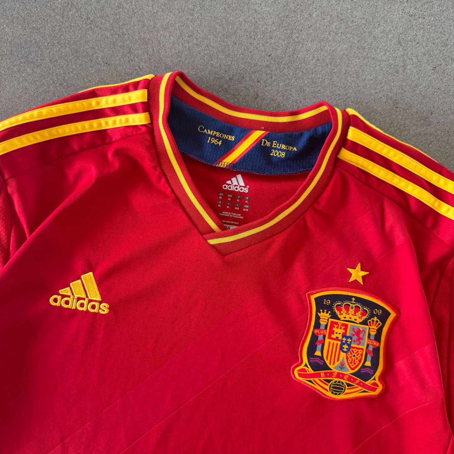 Spain Adidas 2012-2013 Home Jersey - XL