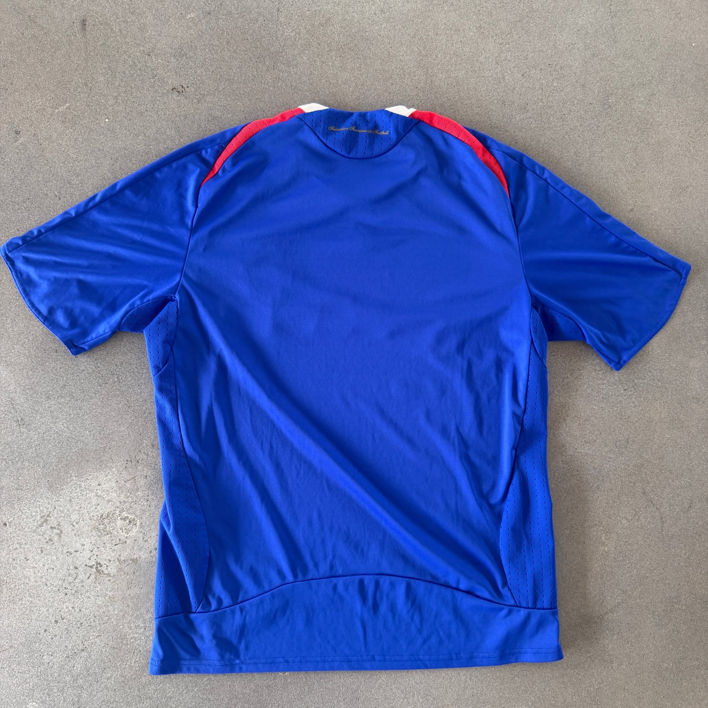 France Adidas 2007-08 Home Jersey - L