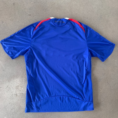 France Adidas 2007-08 Home Jersey - L