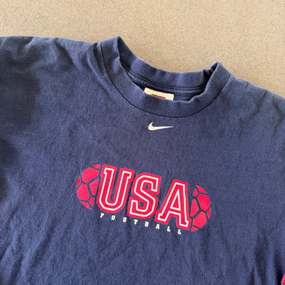 United States USA Nike Center Swoosh Long Sleeve Shirt - M