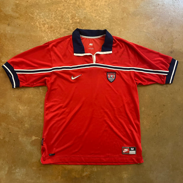 RARE Nike U.S. Mens National Team 1998 Soccer Away Kit Jersey 90's - M