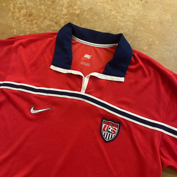 RARE Nike U.S. Mens National Team 1998 Soccer Away Kit Jersey 90's - M hover