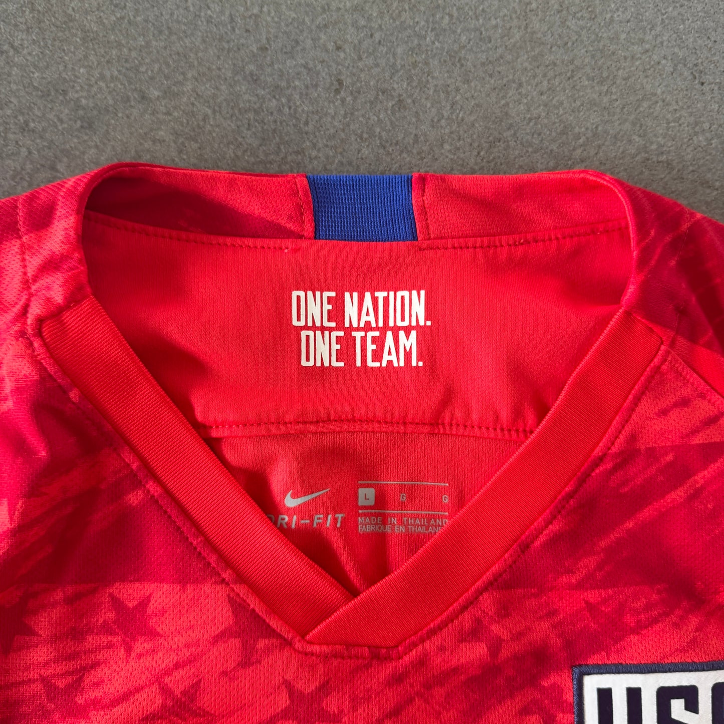 United States USA 2019 Away Jersey - L