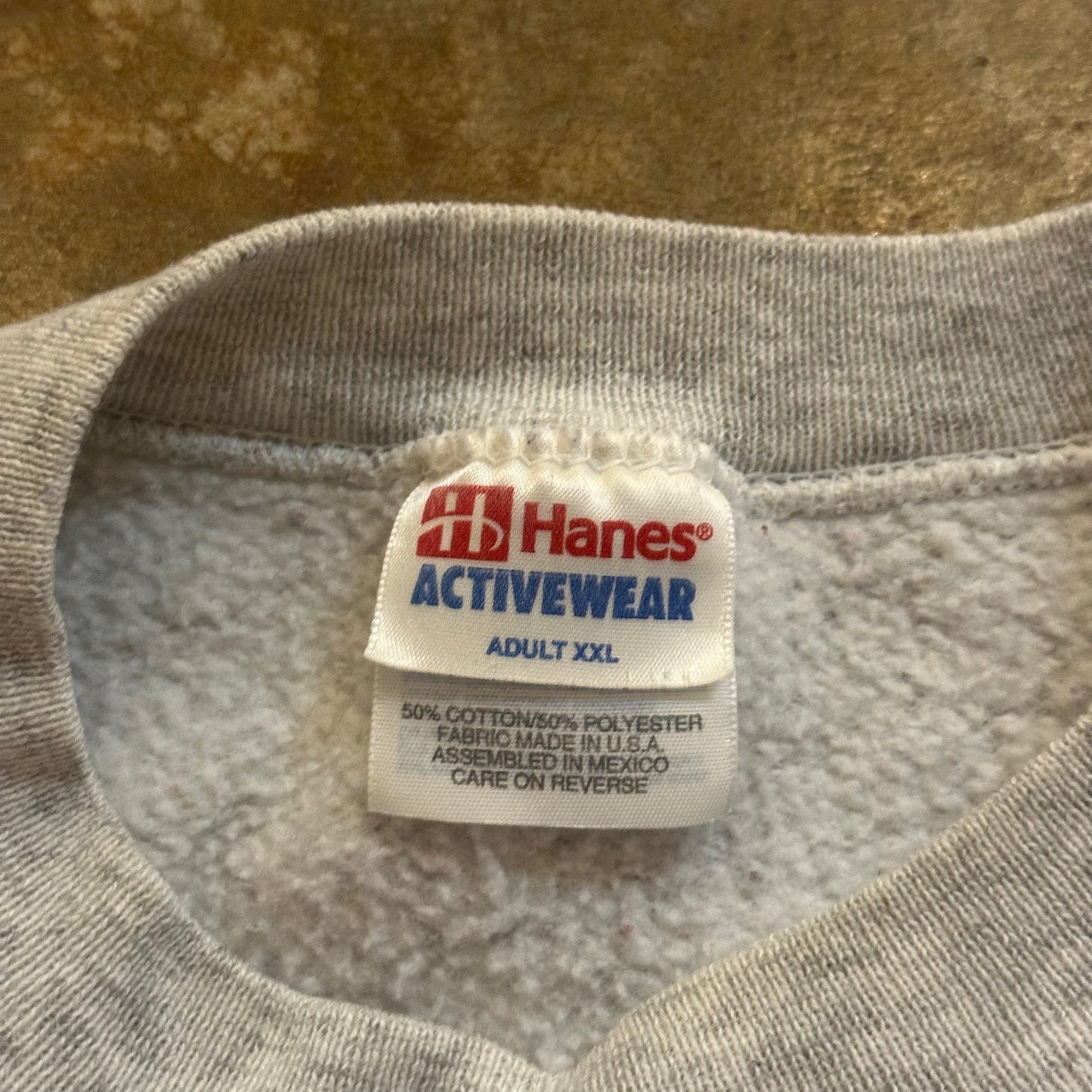 Stanton Embroidered Plaid Graphic Crewneck Sweatshirt 90's - 2XL