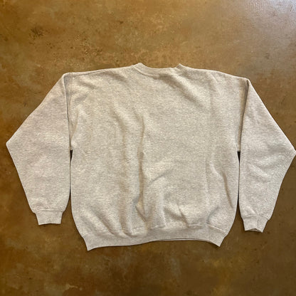 Stanton Embroidered Plaid Graphic Crewneck Sweatshirt 90's - 2XL