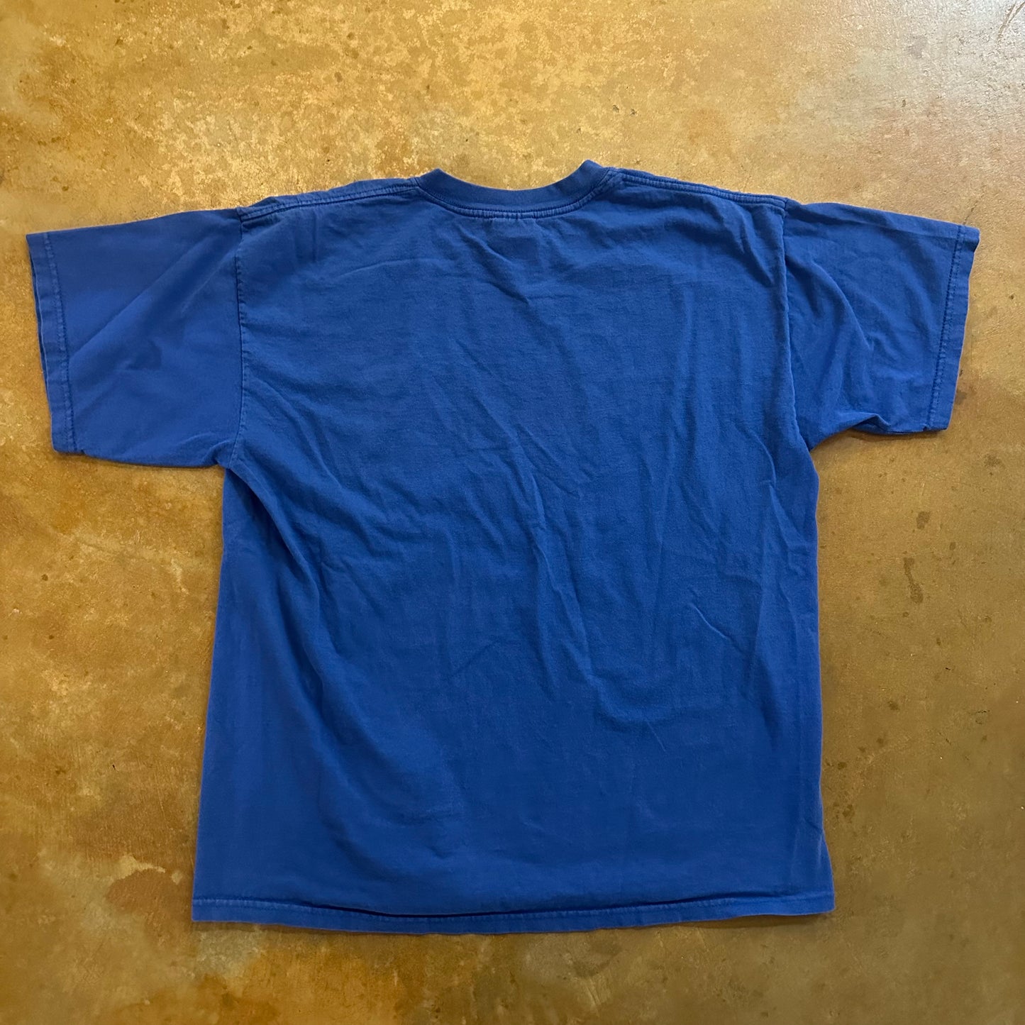St. Louis Rams Super Bowl 34 Champions Blue Graphic Tee Shirt 00's - XL