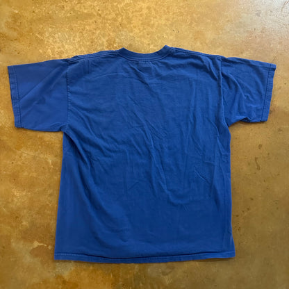 St. Louis Rams Super Bowl 34 Champions Blue Graphic Tee Shirt 00's - XL
