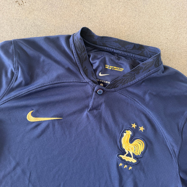 France Nike 2022/23 Home Long Sleeve Jersey - M hover