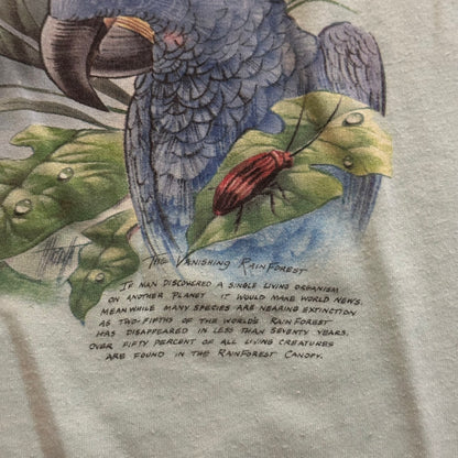 Harlequin Nature AOP Rainforest Graphic Single Stitch Tee Shirt 90's - XL