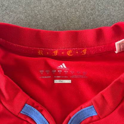 Spain Adidas 2009-10 World Champions Home Jersey - M