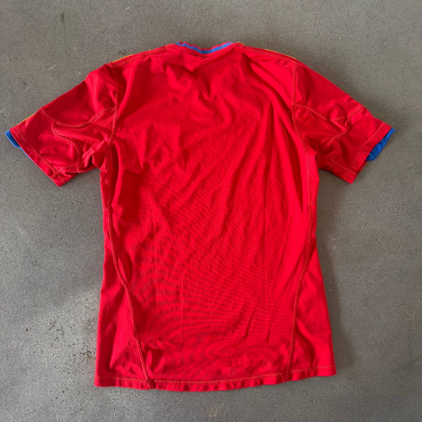 Spain Adidas 2009-10 World Champions Home Jersey - M