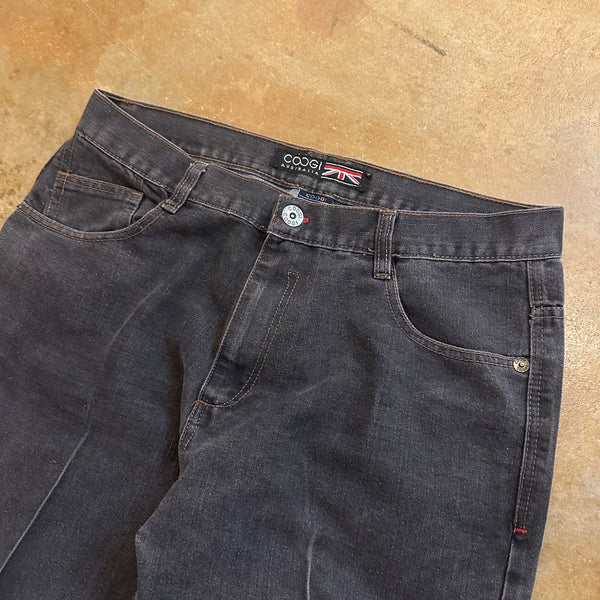Coogi Australia Embroidered Straight Leg Dark Wash Jeans 00's - 36 hover