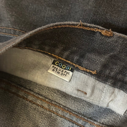 Coogi Australia Embroidered Straight Leg Dark Wash Jeans 00's - 36
