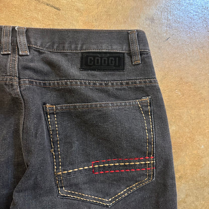 Coogi Australia Embroidered Straight Leg Dark Wash Jeans 00's - 36