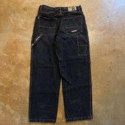 Brooklyn Xpress Skater Extra Baggy Carpenter Jeans Y2K Dark Wash 00's - 34