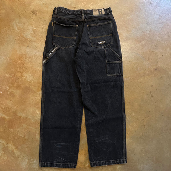 Brooklyn Xpress Skater Extra Baggy Carpenter Jeans Y2K Dark Wash 00's - 34