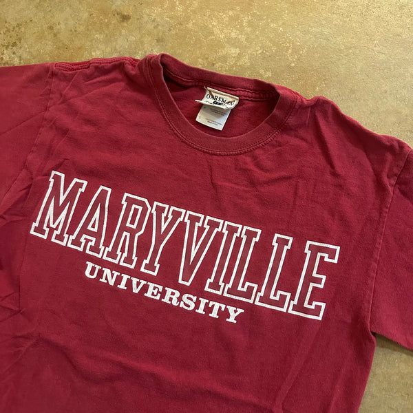 Maryville University Oarsman 913 Spellout Graphic Tee Shirt 90's - S hover