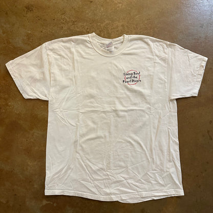 RARE Living Soul and The Pearl Divers Band Tee Shirt Don Middlebrook 90's - XL