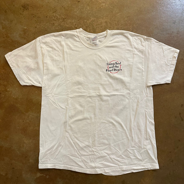 RARE Living Soul and The Pearl Divers Band Tee Shirt Don Middlebrook 90's - XL