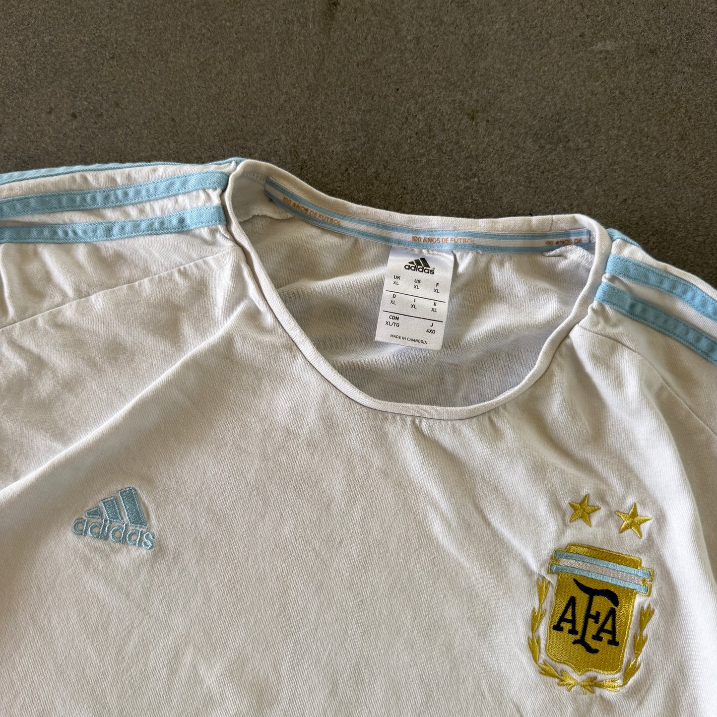 Argentina Adidas Lionel Messi Short Sleeve Shirt - XL