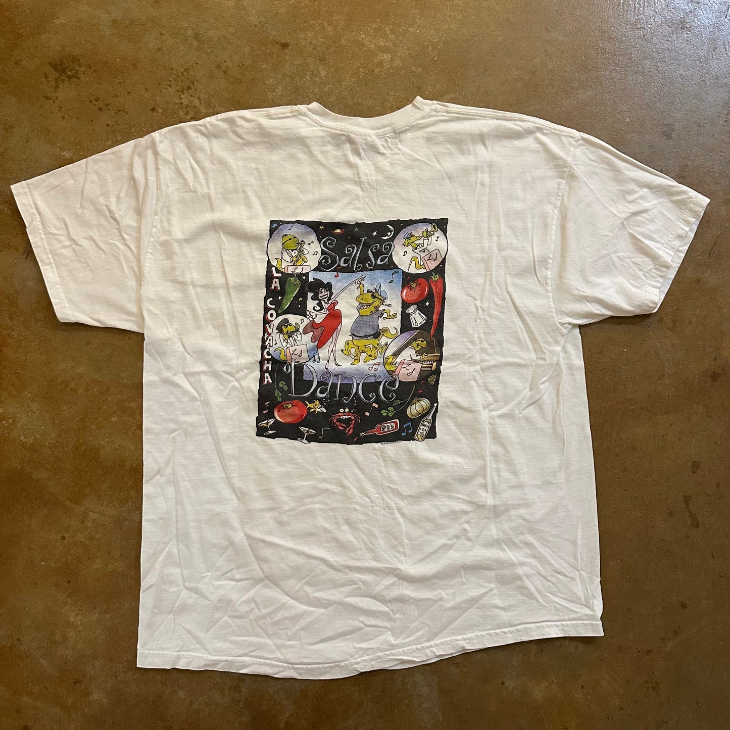RARE Living Soul and The Pearl Divers Band Tee Shirt Don Middlebrook 90's - XL