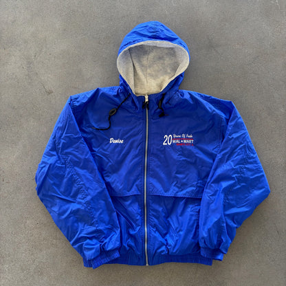 Walmart Employee Hooded Satin Bomber Jacket '20 Years of Pride' 90's - XL