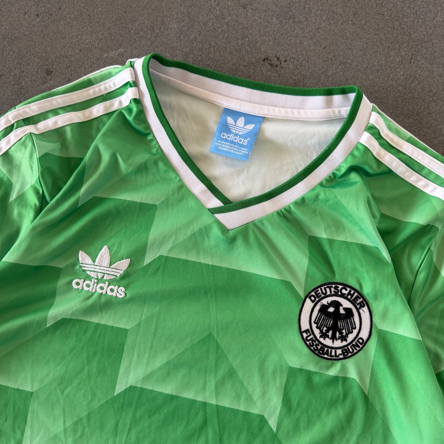 Germany Adidas '88-'90 Away Retro Jersey - M